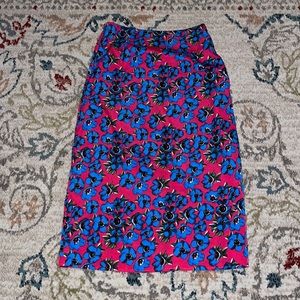 Brand new floral nastygal A-line skirt